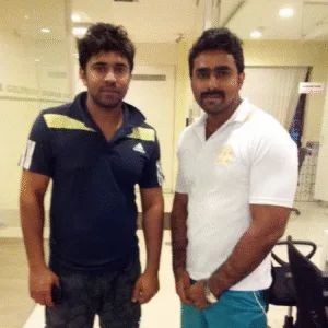 Eldo Abraham fitness coaching training session