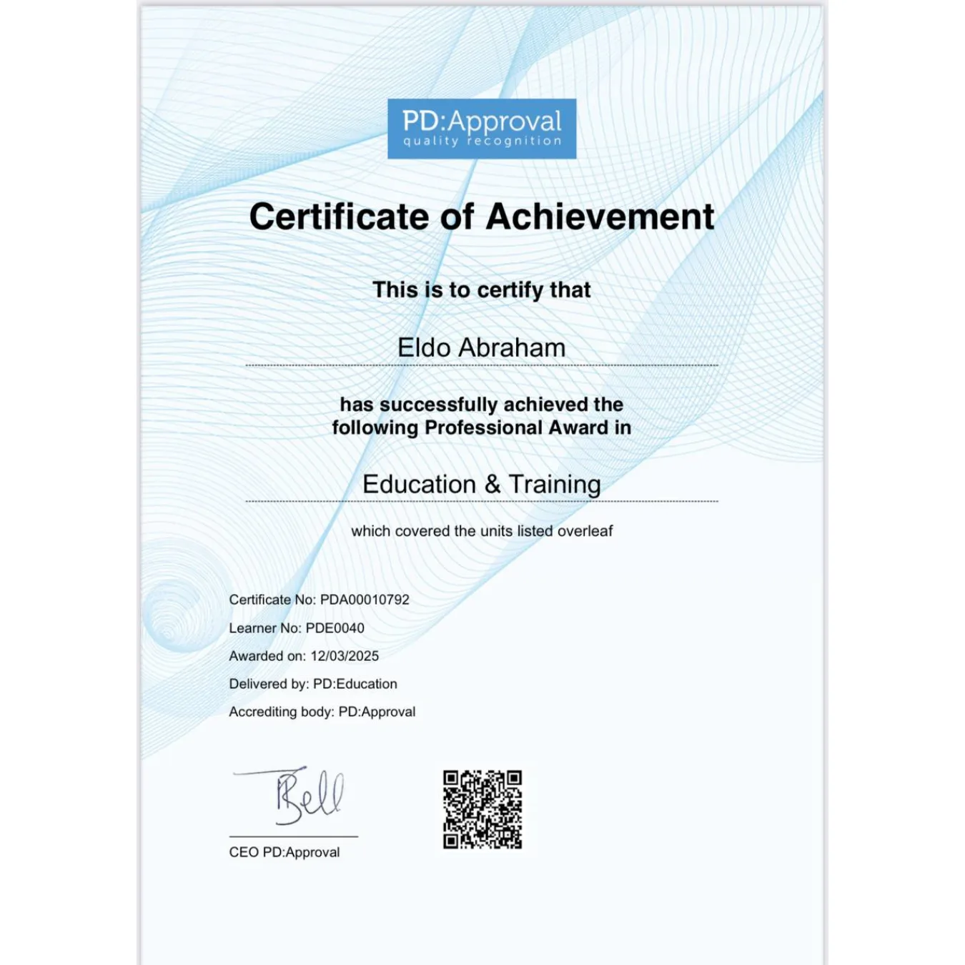 Certification logo