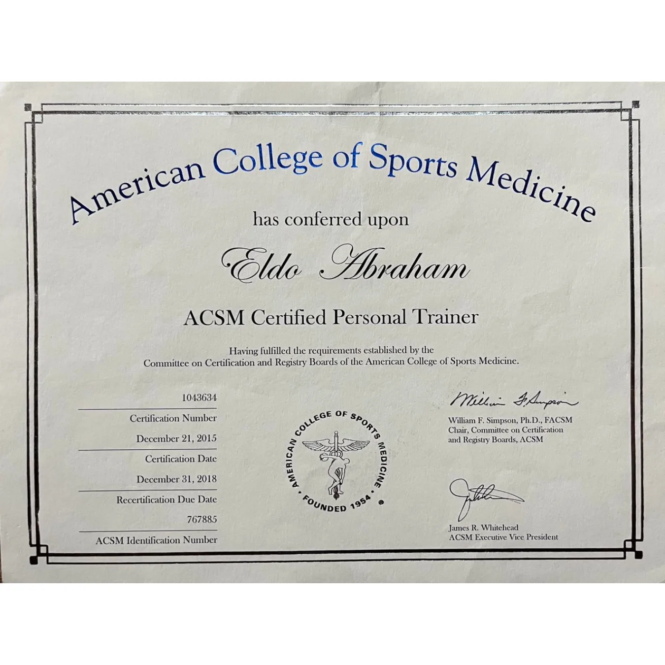 Certification logo