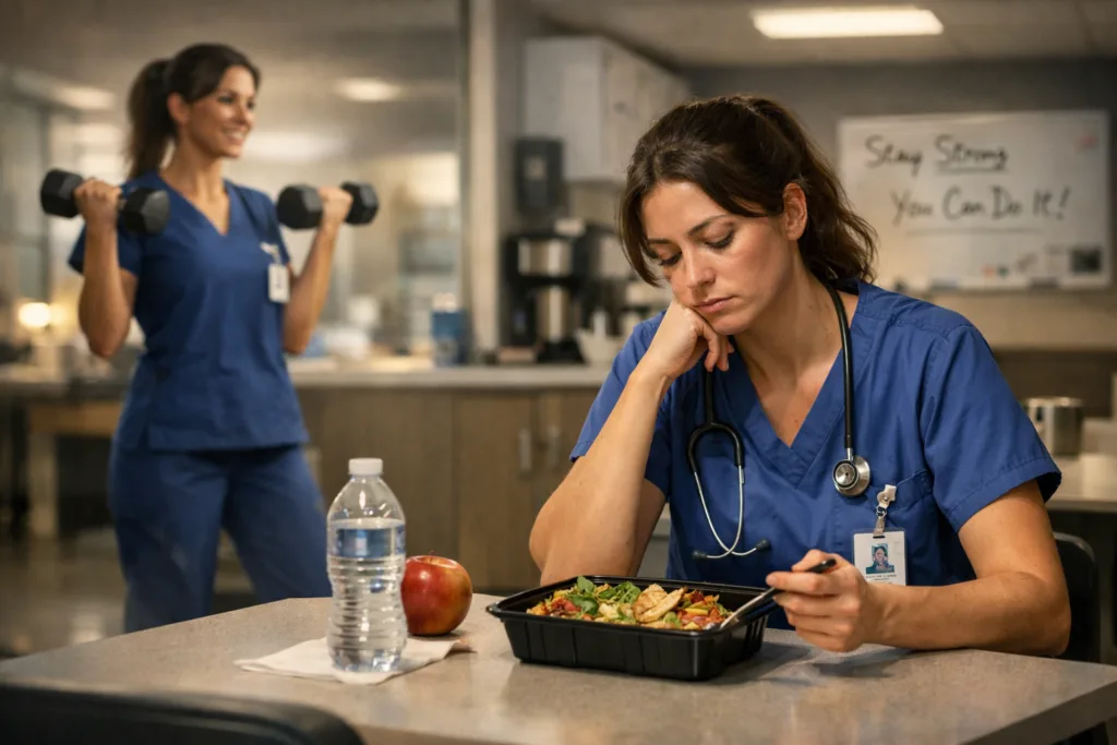 fat loss guide for nurses and caregivers working night shifts in UK Australia and USA